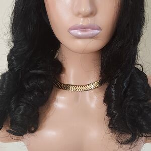Luxurious Black Curly Hair Wig